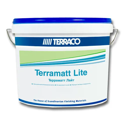Terraco Terramatt — матовая краска для стен и потолков в Хабаровске