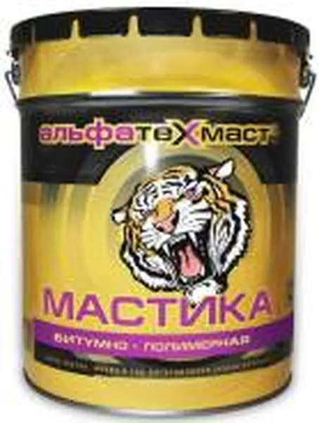 Мастика битумная полимерная Альфатехмаст 4 кг для гидроизоляции в Хабаровске