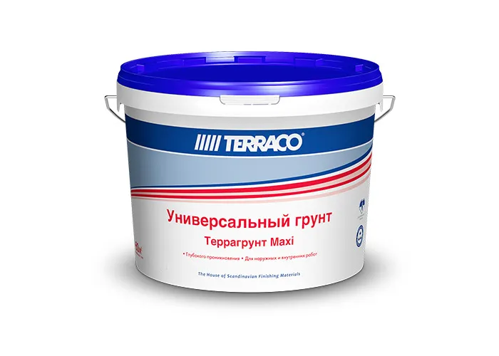 Terraco Террагрунт Maxi — грунтовка глубокого проникновения для стен и потолков в Хабаровске