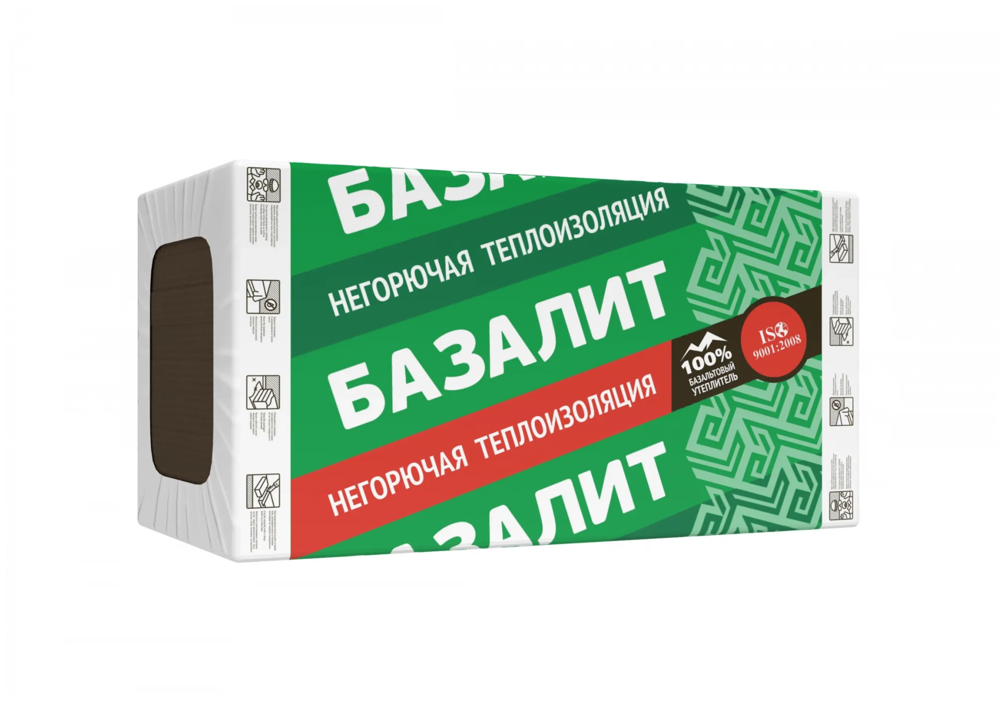 Базалит Л-30 каменная вата для теплоизоляции стен и кровли в Хабаровске